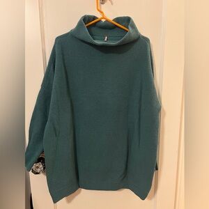 Free People Green Ottoman Tunic